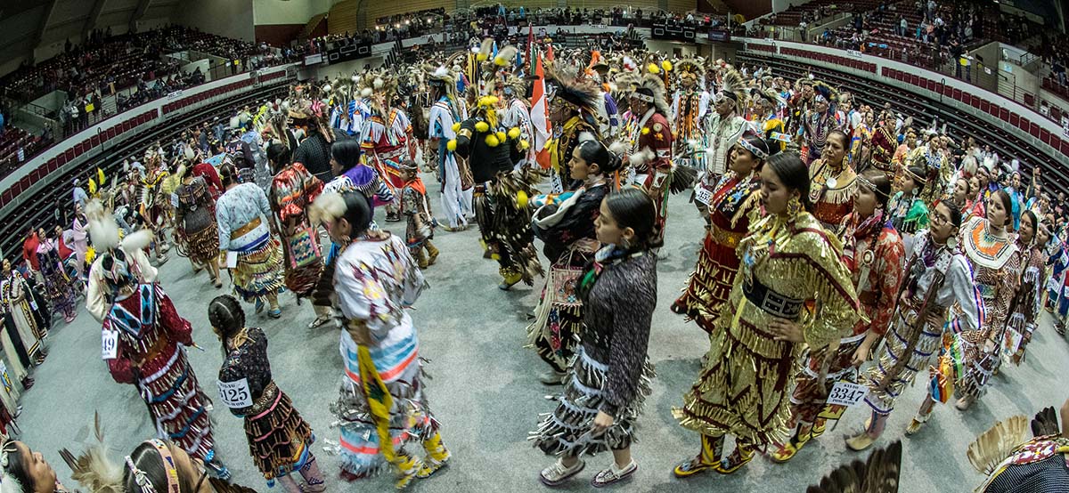 The 2019 Kyiyo Pow Pow in the Adams Center