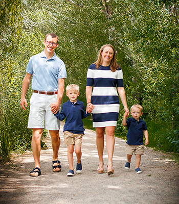  Bryce and Erika with their kids