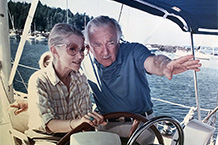 Judith Morgan and Walter Cronkite