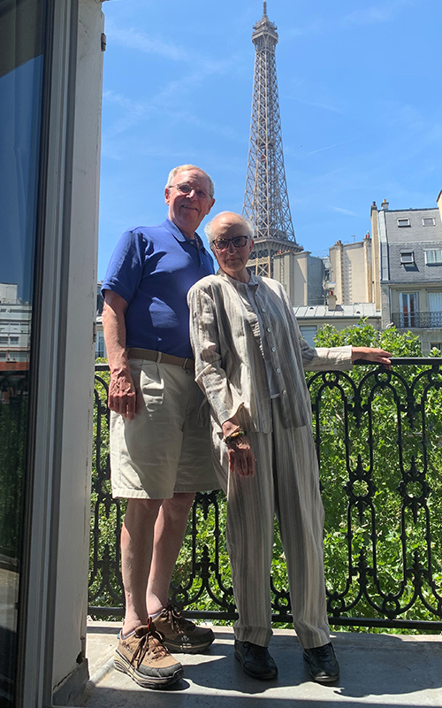 Bob and Judi Pantzer in Paris