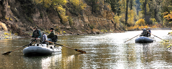 Anglers fish during Hooks for Books